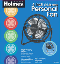 Load image into Gallery viewer, Holmes Mini High Velocity Personal Fan