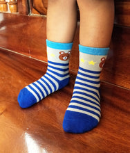 Load image into Gallery viewer, Non Skid Anti Slip Crew Socks With Grips For Baby Toddlers Boys (3-5 Years)