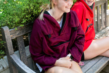 Load image into Gallery viewer, My Hygge Jacket: Burgundy Fleece Bed