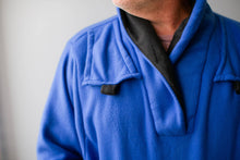 Load image into Gallery viewer, My Hygge Jacket: Royal Blue Fleece Bed