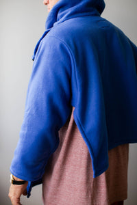 My Hygge Jacket: Royal Blue Fleece Bed